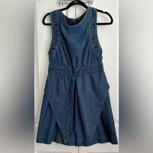 FREE PEOPLE WOMENS DRESS, DENIM, size 8